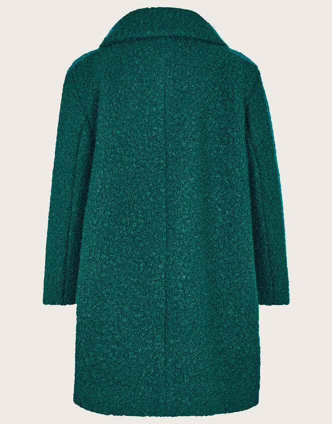 Borg Teddy Swing Coat, Teal (TEAL), large