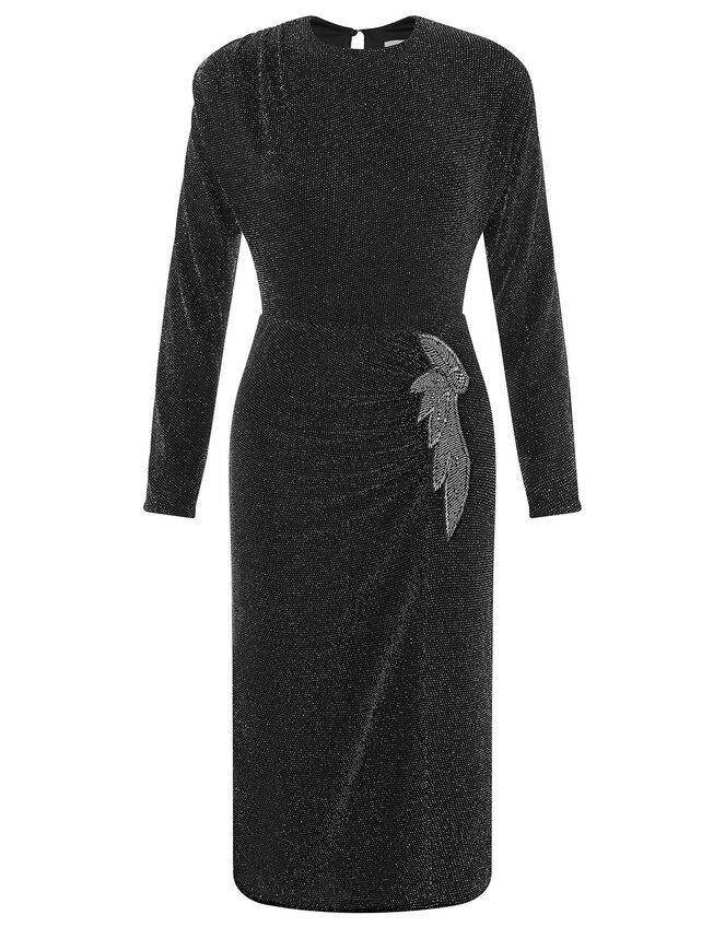 Gabriella Sparkle Dress, Black (BLACK), large