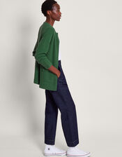 Tabby Textured Cardigan, Green (GREEN), large
