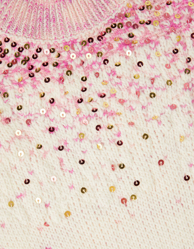 Sequin Jumper, Pink (PINK), large