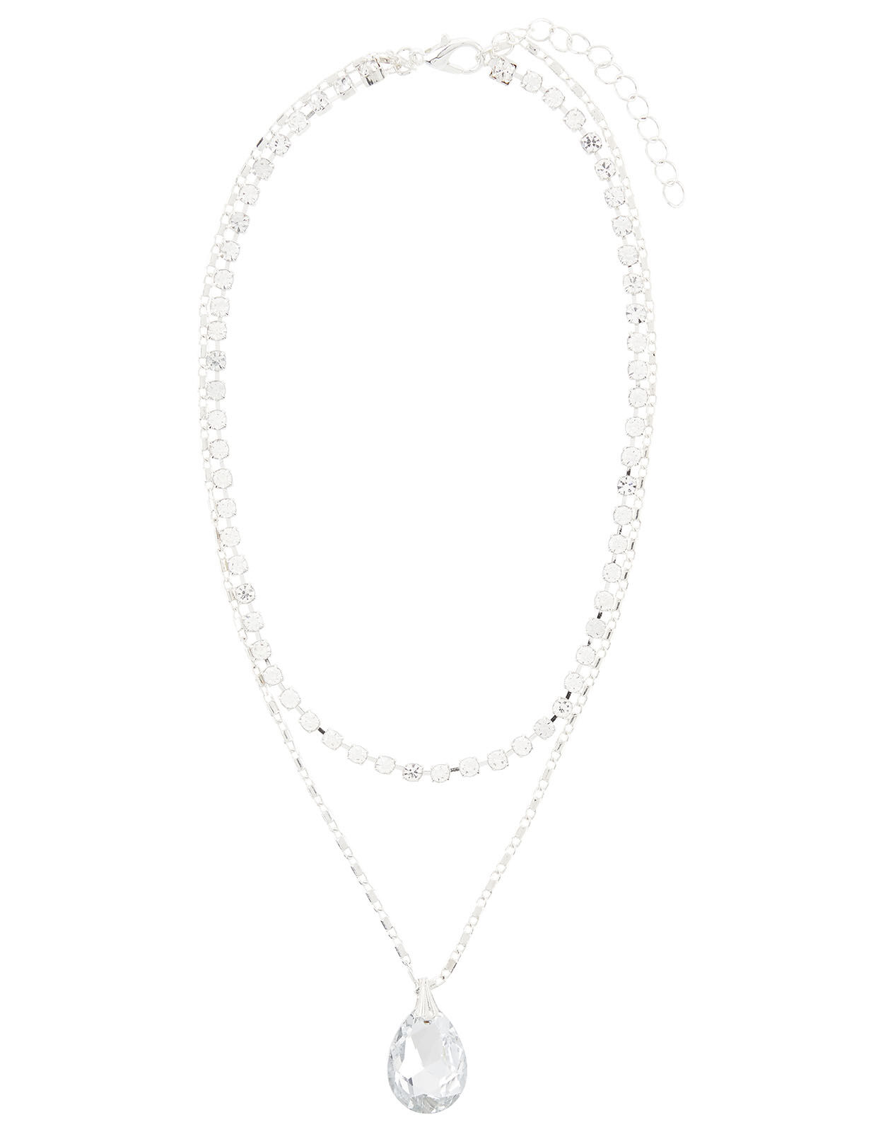 Diamante Layered Necklace Girls Jewellery Monsoon UK