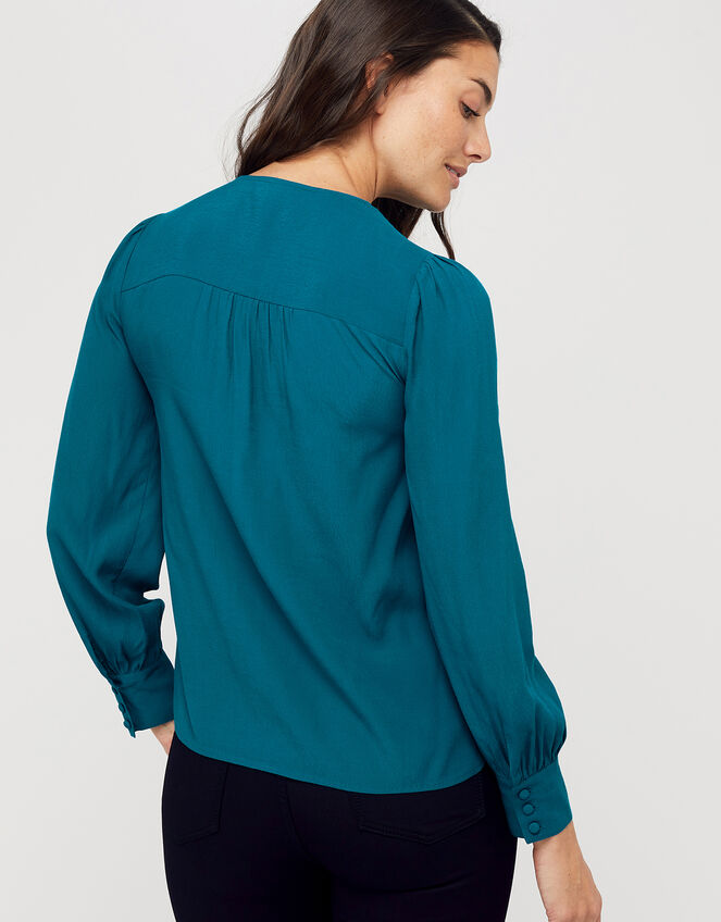 Tiffany Blouse, Teal (TEAL), large
