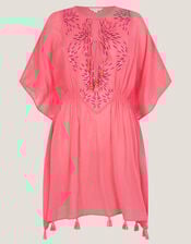 Jada Embellished Mini Kaftan, Pink (ROSE), large