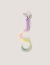 Sequin Unicorn Fake Hair Clip, , large