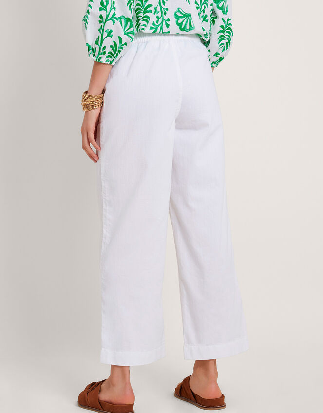Harper Regular Crop Wide Leg Jeans, Natural (ECRU), large