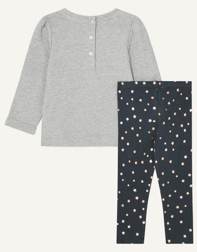 Baby Penguin Sweat Set, Grey (GREY), large