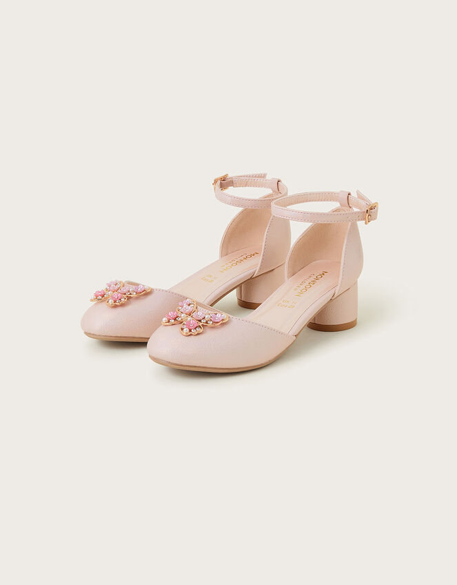 Tilly Butterfly Two-Part Heels, Pink (PINK), large