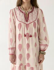 Maison Hotel Layla Print Midi Dress, Pink (PINK), large