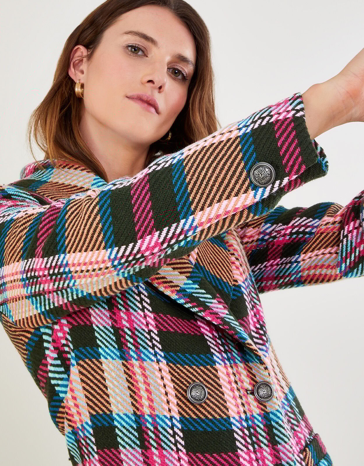 Check coat womens 2025