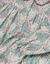 Christmas Tree Print Long Pyjamas Set, Green (GREEN), large