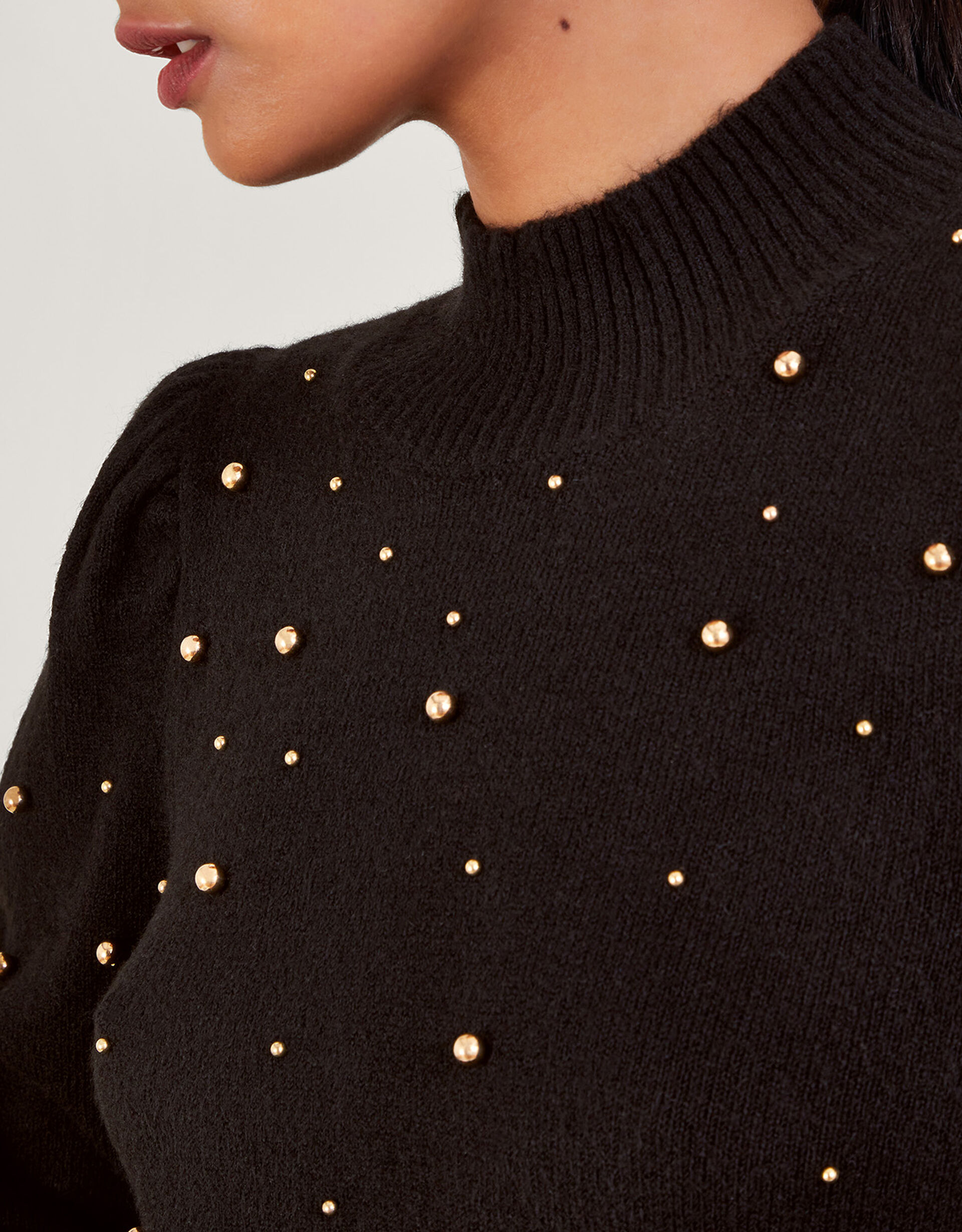 All in Pearl Dress- BLACK main image 1