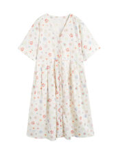 Chinti & Parker &Eacute;toile Midi Sundress, Cream (CREAM), large