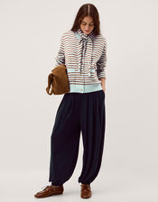 Holly Jersey Harem Trousers, Blue (NAVY), large