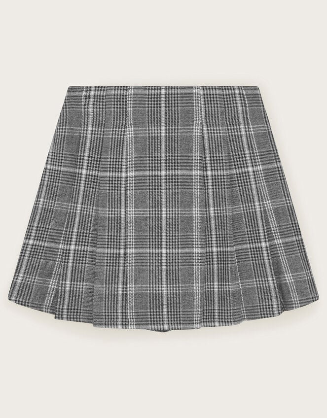Pleated Check Skort Grey | Girls' Trousers & Leggings | Monsoon UK.