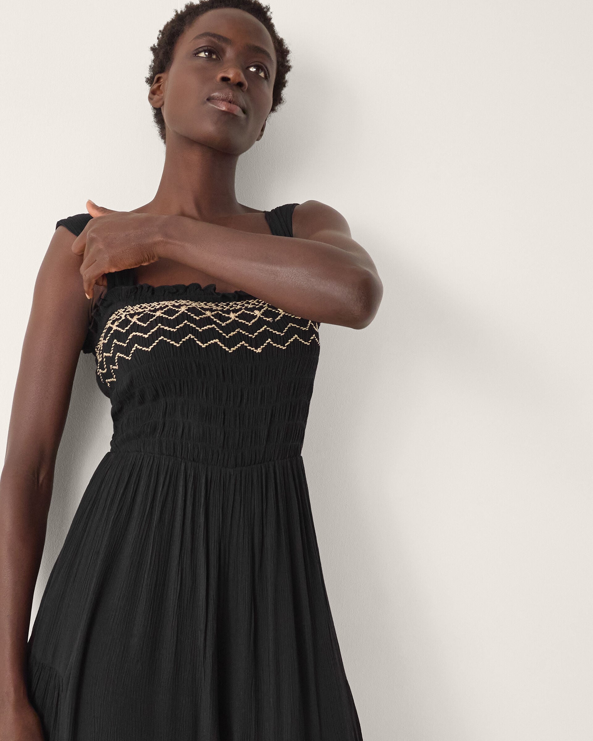 Billie Embroidered Jumpsuit Black | Jumpsuits | Monsoon UK.