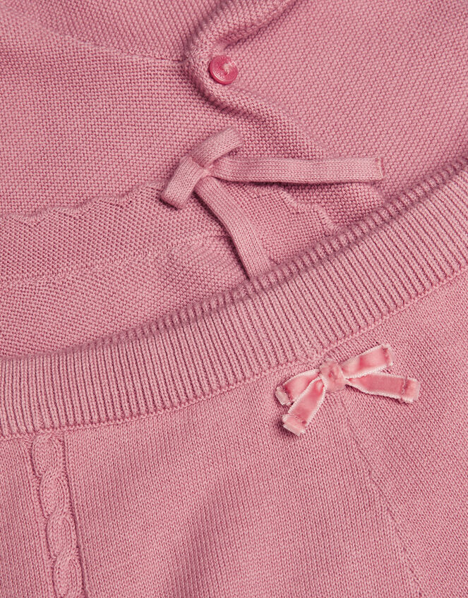 Newborn Knit Cardigan and Leggings Set, Pink (PINK), large