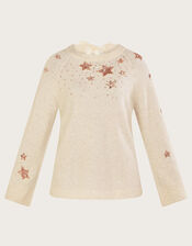 Serenity Star Jumper, Ivory (IVORY), large