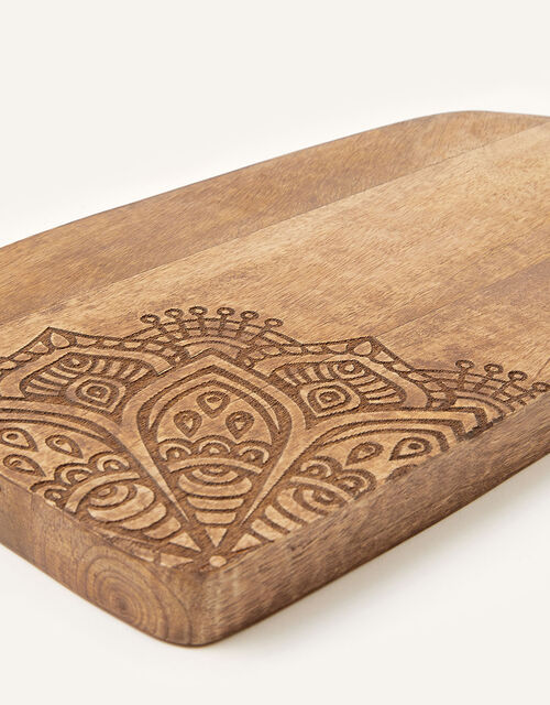 Carved Wooden Chopping Board, , large