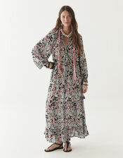 Maison Hotel Valentina Floral Maxi Dress, Multi (MULTI), large