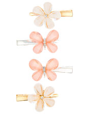 Mixed Facet Jewel Hair Clips, , large