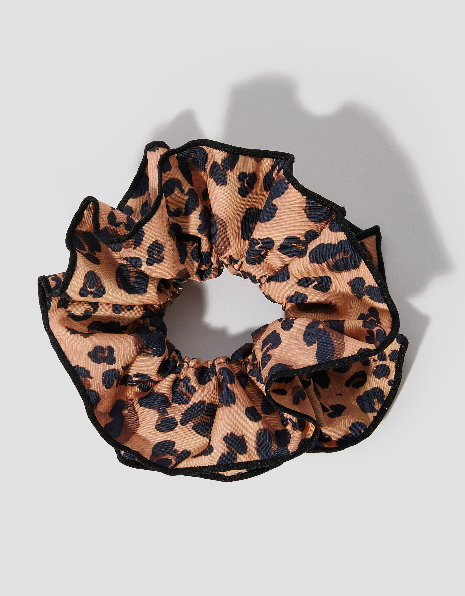 Leopard Print Hair Scrunchie