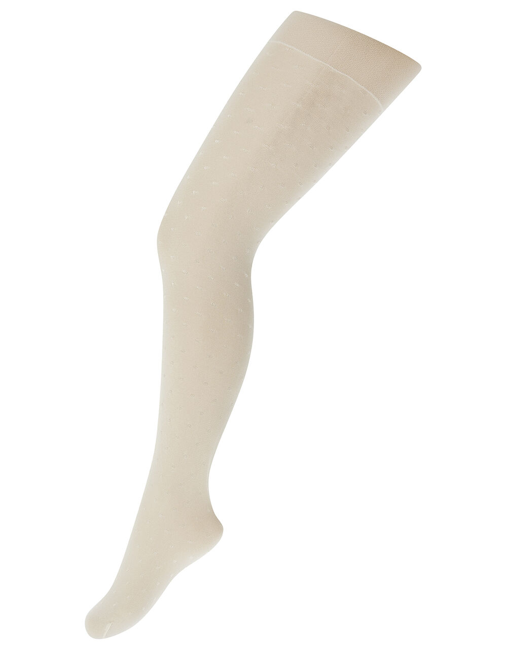 Girl Bridal Spot Tights Ivory Girls' Tights & Socks Monsoon UK.
