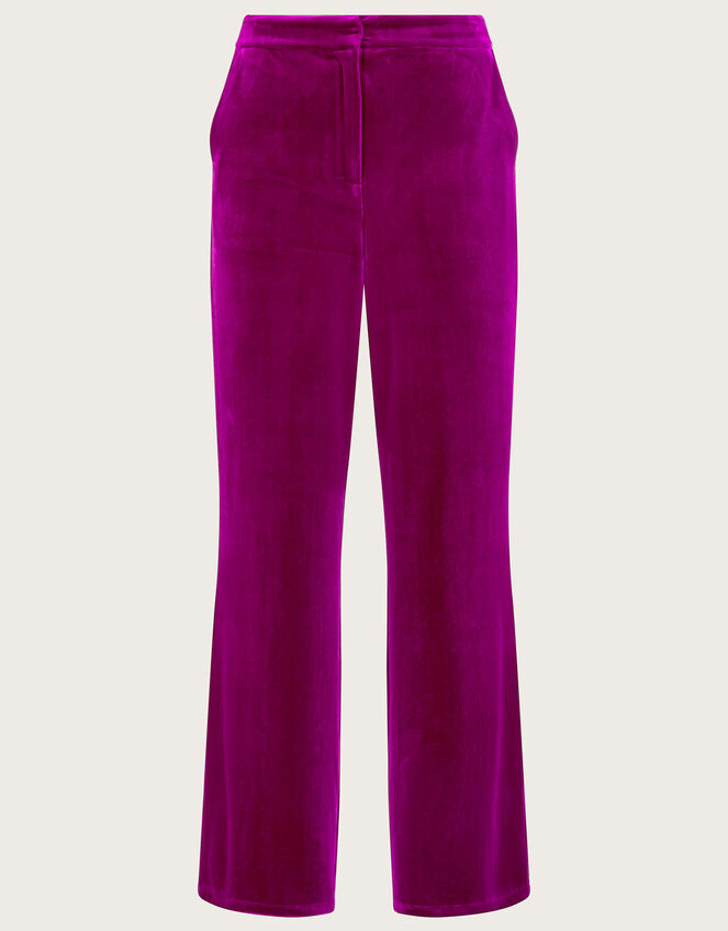 Edith Wide Leg Trousers, Pink (PINK), large