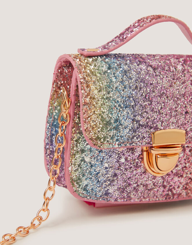 Mini Rainbow Glitter Bag, , large