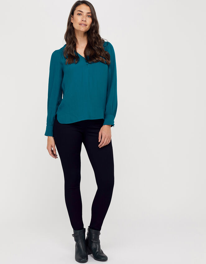 Tiffany Blouse, Teal (TEAL), large
