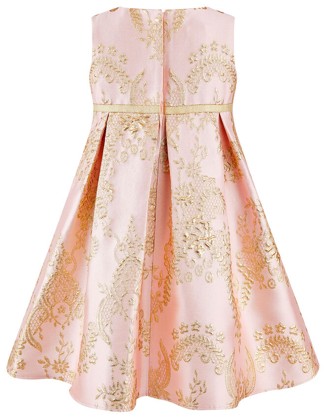 Baby Rebecca Jacquard Occasion Dress, Pink (PINK), large
