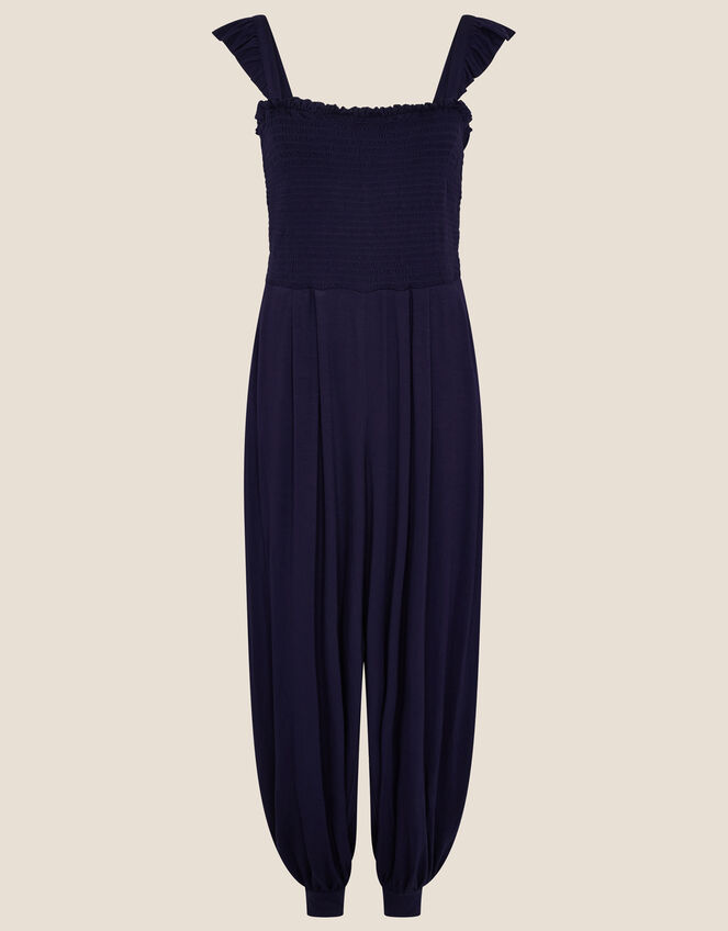 Holly Jersey Hareem Jumpsuit, Blue (NAVY), large
