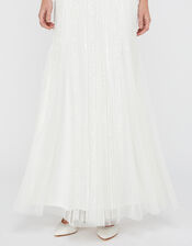 Nora Embellished Fishtail Bridal Dress, Ivory (IVORY), large