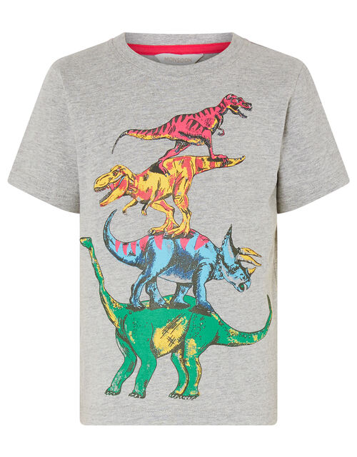 Rufus Dinosaur T-shirt, Grey (GREY), large