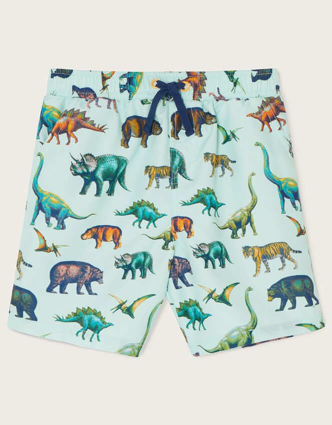 Dinosaur Animal Swimshorts , Green (MINT), large