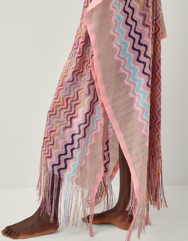 Catia Chevron Beach Cover Up, , large