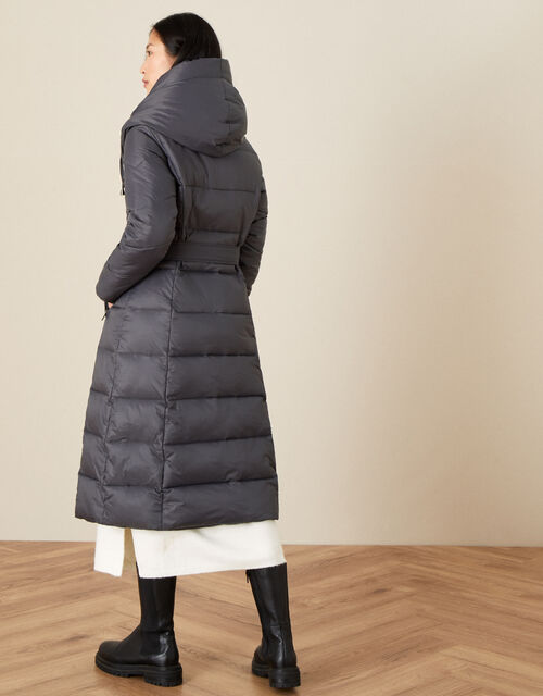 Lauren Padded Maxi Coat, Grey (CHARCOAL), large