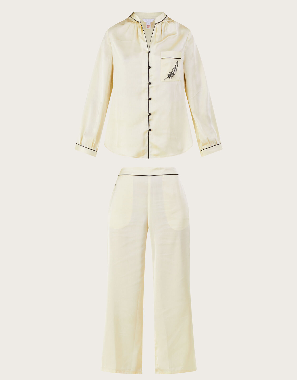 Cream pj set 2025