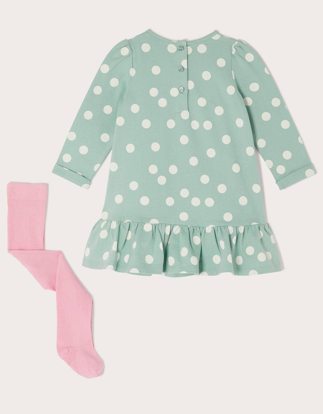 Baby dress and tights outlet set