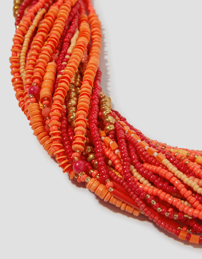 Multi-Strand Beaded Necklace, , large