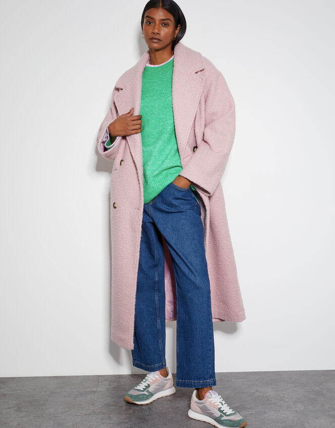 Oti Oversized Mock Neck Jumper, Green (GREEN), large