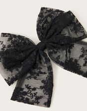 Lace Bow Hair Clip, , large