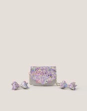 Confetti Glitter Bag & Hair Clips Set, , large