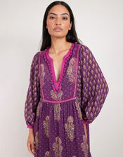 East Dotty Dress, Red (BERRY), large