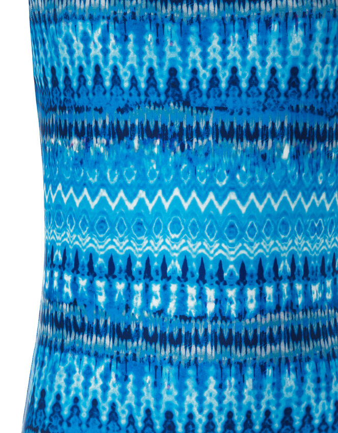 Cypress Tie Dye Swimsuit, Blue (BLUE), large