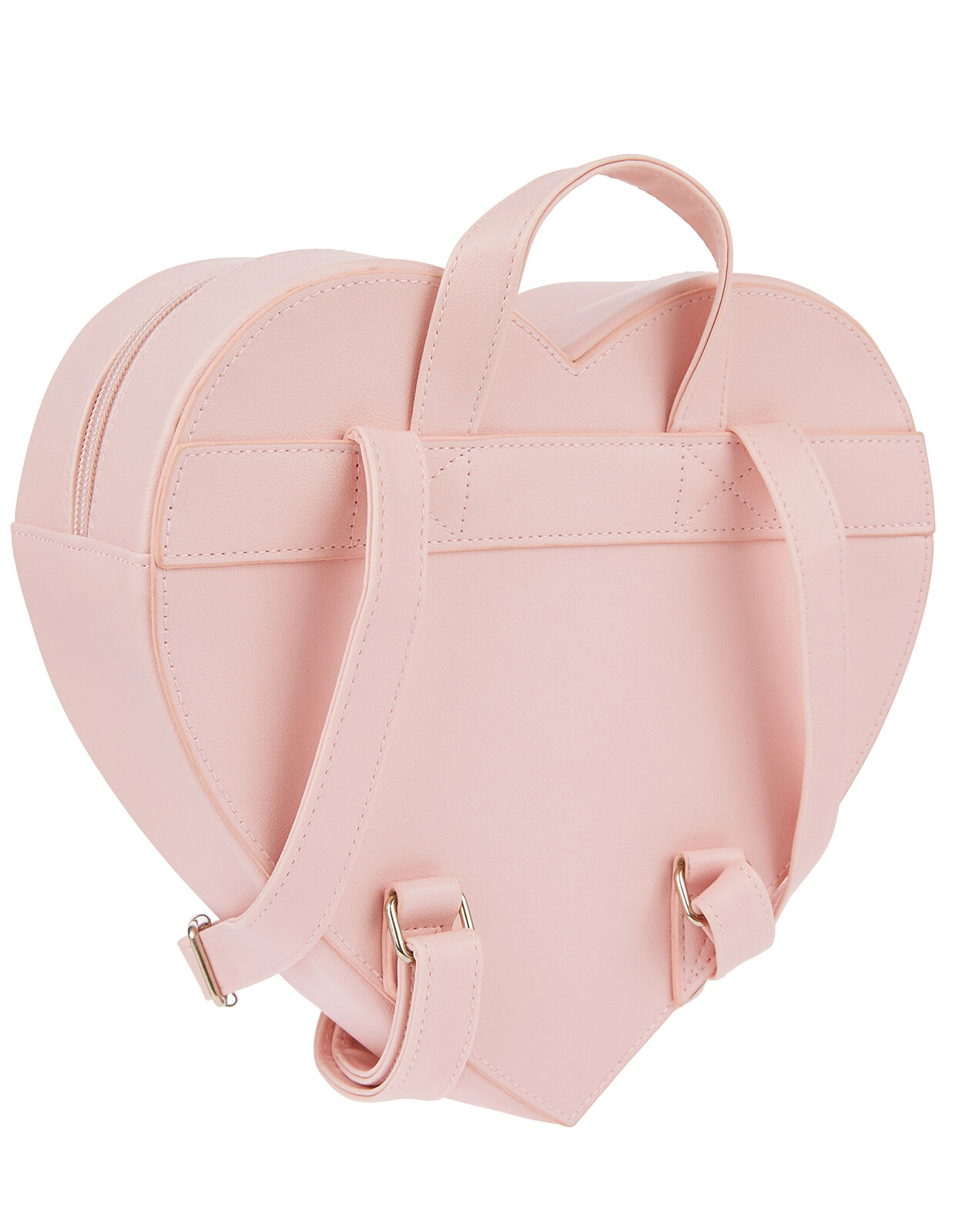 Pink heart backpack on sale