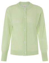 Button-Through Short Cardigan, Green (MINT), large