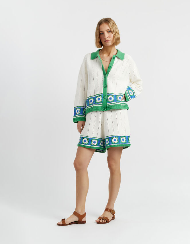 Chinti & Parker Hand Crochet Shirt , Multi (MULTI), large