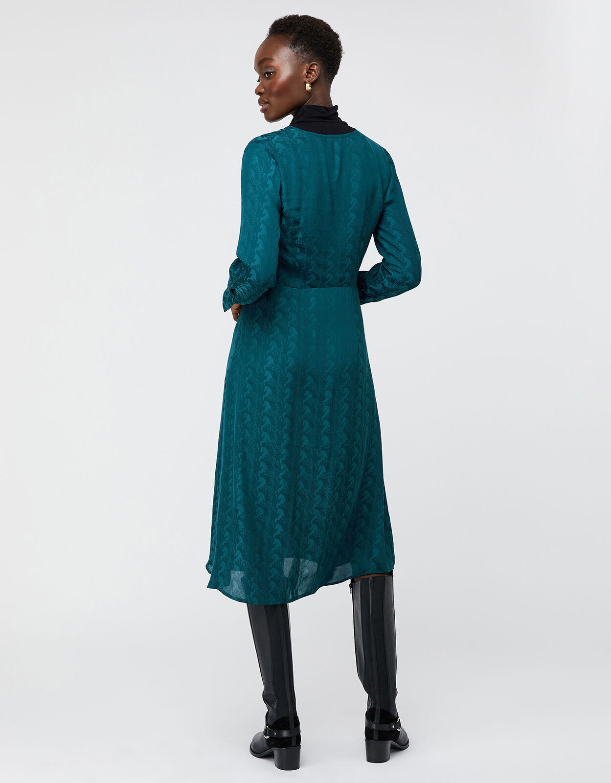 Monsoon jacquard dress best sale