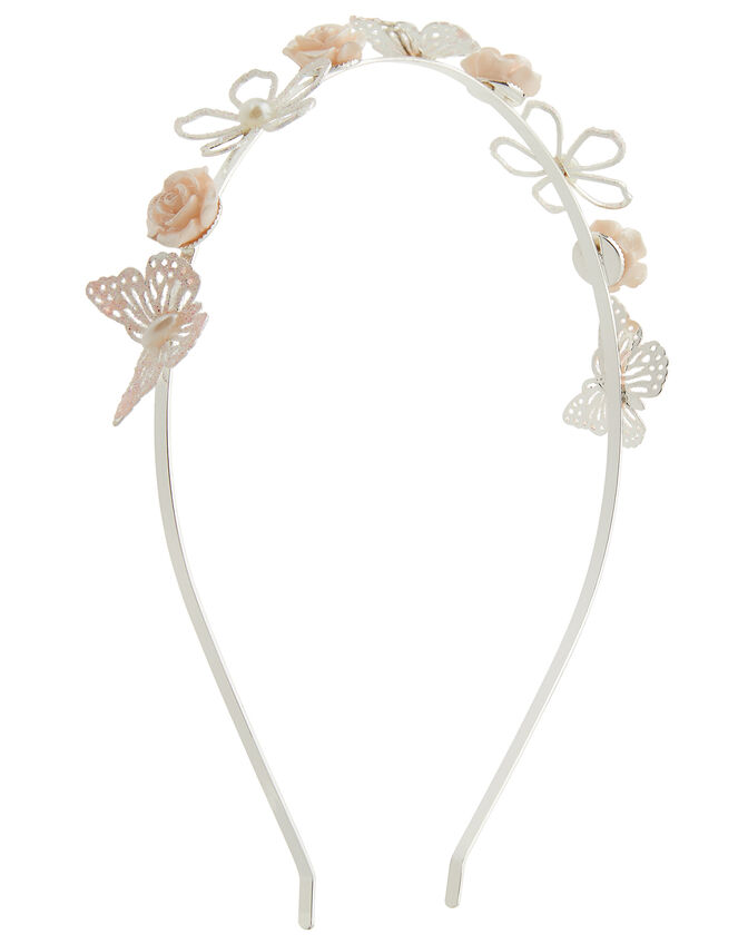 Magical Meadow Flower and Butterfly Headband, , large
