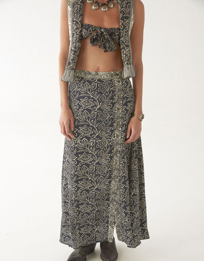 Maison Hotel Eeva Maxi Skirt, Black (BLACK), large
